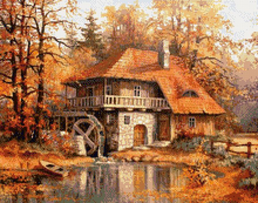 мельница - мельница, осень - предпросмотр