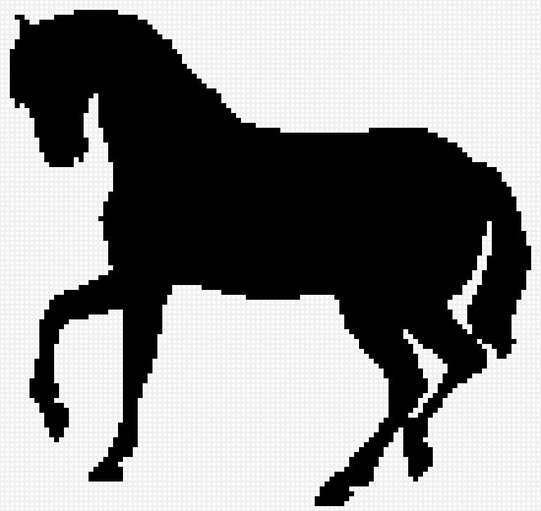 caballo silueta - предпросмотр