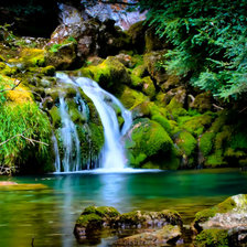 Схема вышивки «Водопад»