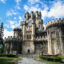 Схема вышивки «Castillo Medieval-Butron-Bizkaia»