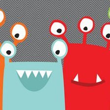 Схема вышивки «Monster»