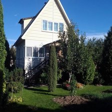 Схема вышивки «дача»