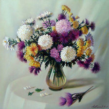 Схема вышивки «Букет цветов»