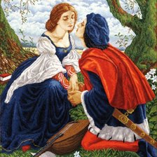 Схема вышивки «объяснение в любви»