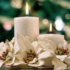 Схема вышивки «Свеча горела на столе»