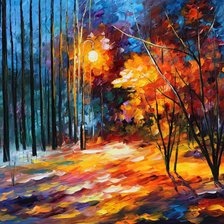 Схема вышивки «Фонарь.»