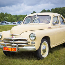 Схема вышивки «ретро авто»