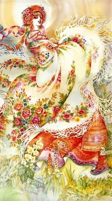 Марья краса - народный костюм, украиночка - оригинал