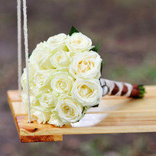 Схема вышивки «Белые розы»