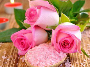 Розовые розы - букет, цветы - оригинал