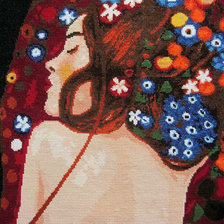 Схема вышивки «фрагмент2 картины " водяные змеи" Г.Климт»