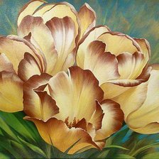 Схема вышивки «Тюльпаны»