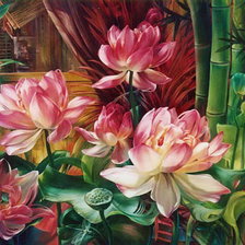 Схема вышивки «Цветы»