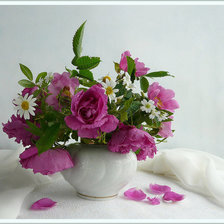 Схема вышивки «Цветы»