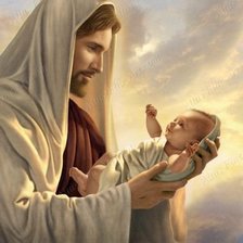 Схема вышивки «gesù con bebè»