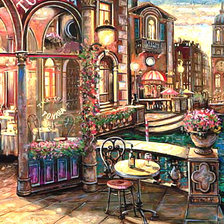 Схема вышивки «город»