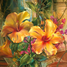 Схема вышивки «Цветы»