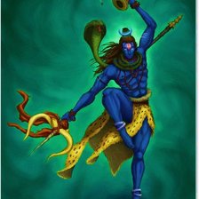 Схема вышивки «танец Шивы»