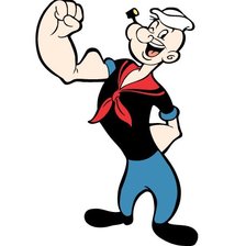 Схема вышивки «popeye llavero»