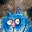 Предпросмотр схемы вышивки «Синий кот» (№1086726)