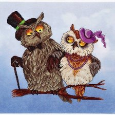 Схема вышивки «Благородное семейство»