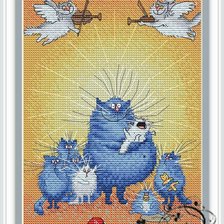 Схема вышивки «семейство»