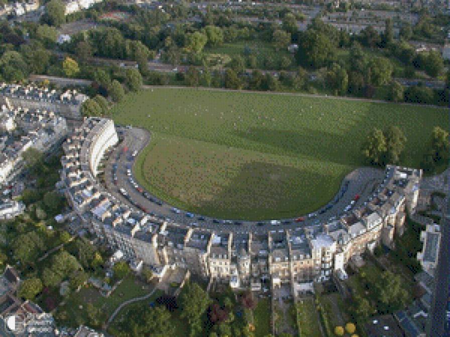 Жилой комплекс - газон, дома - предпросмотр