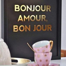 Схема вышивки «bon jour»