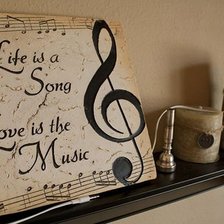 Схема вышивки «music»