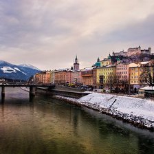 Схема вышивки «Город»