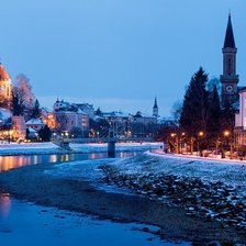 Схема вышивки «Вечерний город»