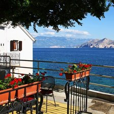 Схема вышивки «Панорама на море»