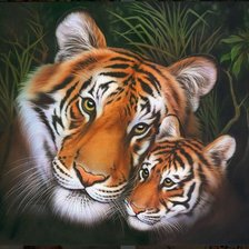 Схема вышивки «в мире животных»