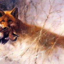 Схема вышивки «Добыча»