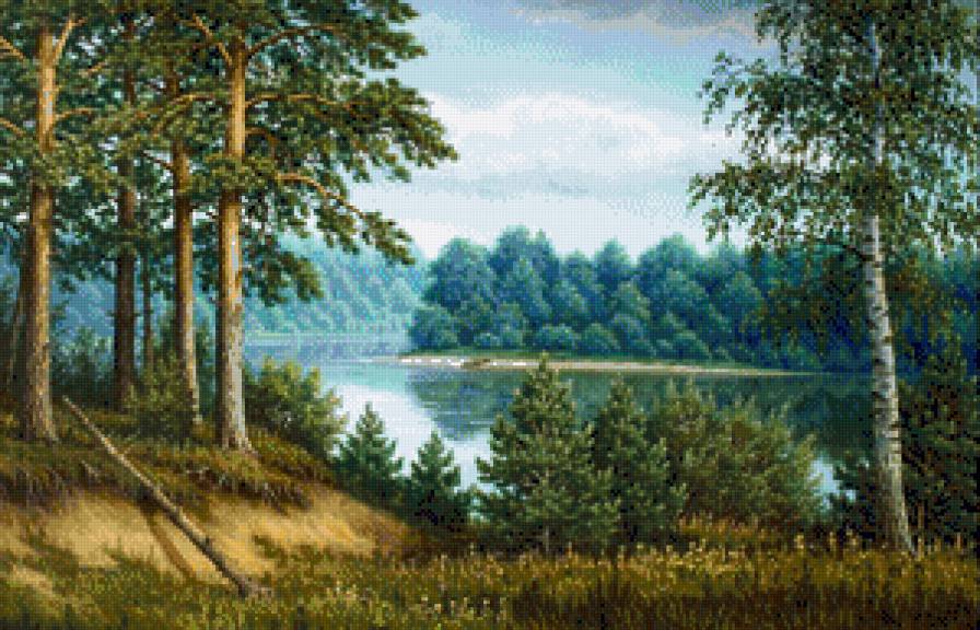 Пейзаж - лето, природа - предпросмотр