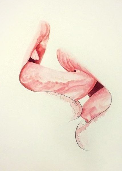 любовь - губы - оригинал