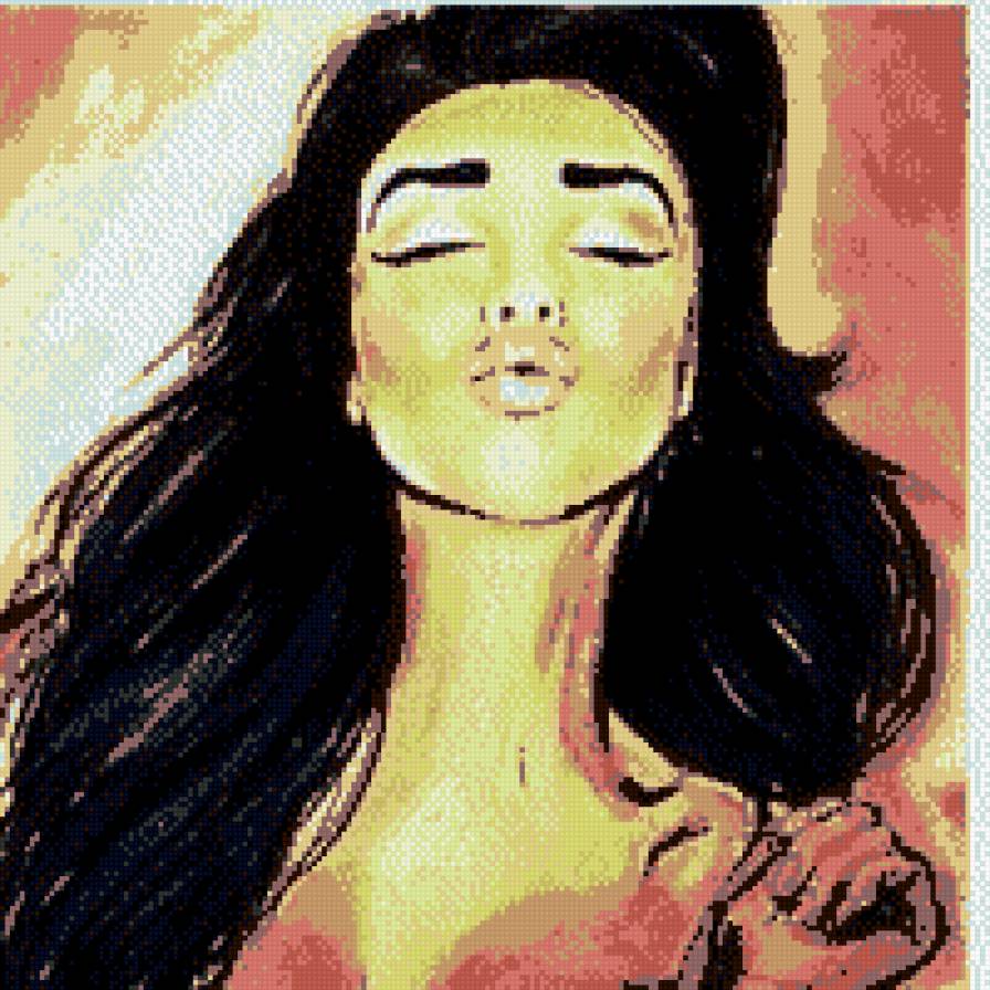 девушка - поцелуй, девушка - предпросмотр