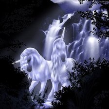 Схема вышивки «единорог»