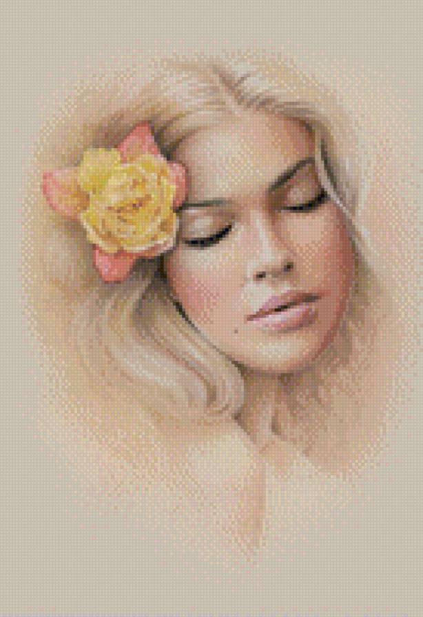 Бек Уиннел "женственность" - портрет, женщина - предпросмотр