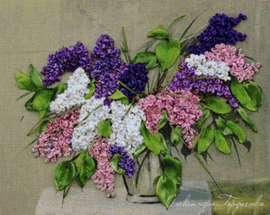 Букет сирени - букет, цветы, натюрморт - предпросмотр