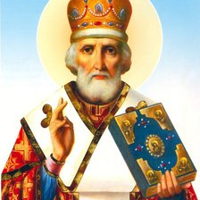 Схема вышивки «Иконна "Николай Чудотворец"»