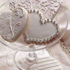 Схема вышивки «hearts»