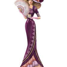 Схема вышивки «дамы Кинкейда»