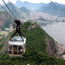 Схема вышивки «Канатная дорога»