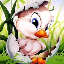 Схема вышивки «уточка»