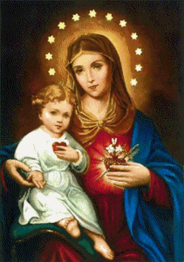Sagrado corazon de maria+niño - religiosos - предпросмотр