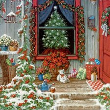 Схема вышивки «Рождество»