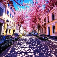 Схема вышивки «город»