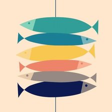 Схема вышивки «Fish»