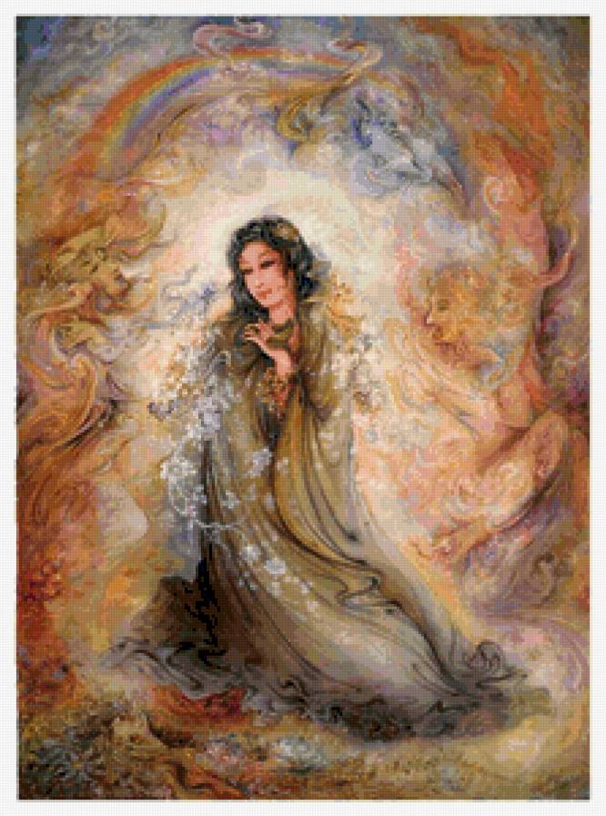 картина - женский образ женщины портрет картины восток - предпросмотр